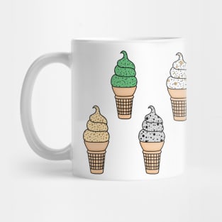 Ice Cream with mix in Stickers Mug